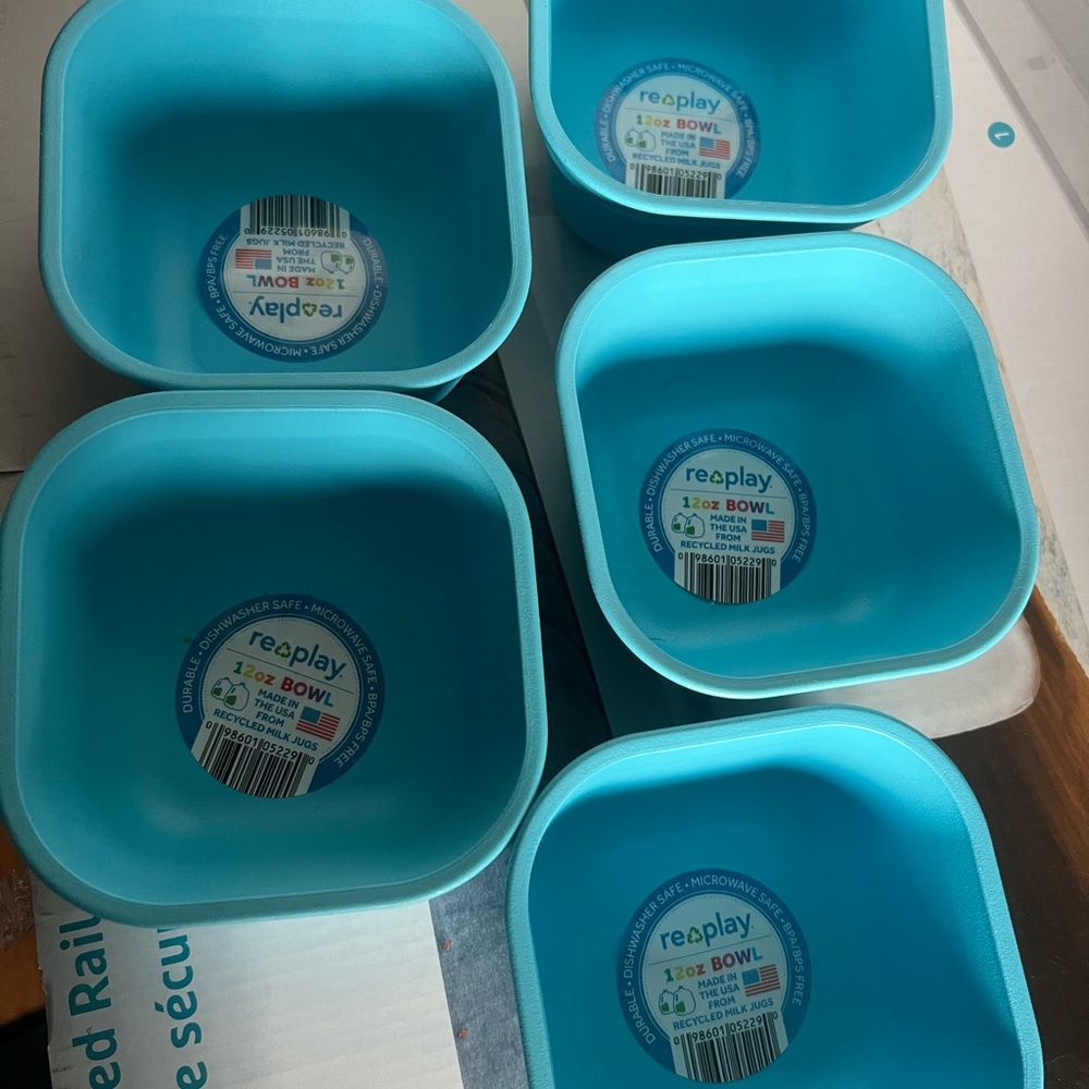 Re-Play Aqua Blue Bowls Set